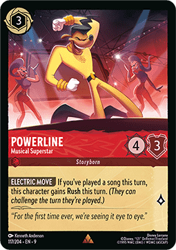 Powerline - Musical Superstar (V.1) [9FAB-117] (Fabled) (Rare)