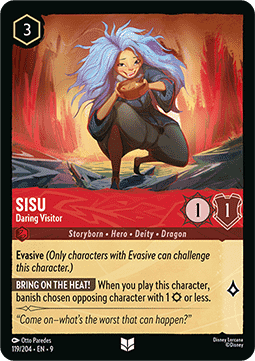 Sisu - Daring Visitor [9FAB-119] (Fabled) (Uncommon)