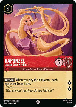Rapunzel - Letting Down Her Hair [9FAB-124] (Fabled) (Common)