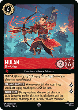 Mulan - Elite Archer [9FAB-126] (Fabled) (Super Rare)