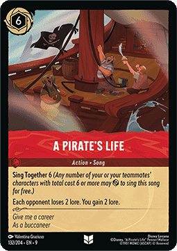 A Pirate's Life [9FAB-132] (Fabled) (Uncommon)