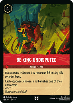 Be King Undisputed (V.1) [9FAB-133] (Fabled) (Uncommon)