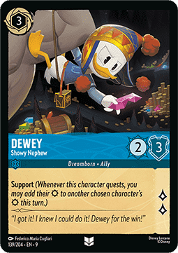 Dewey - Showy Nephew [9FAB-139] (Fabled) (Uncommon)