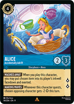 Alice - Accidentally Adrift (V.1) [9FAB-141] (Fabled) (Rare)