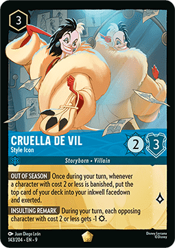Cruella De Vil - Style Icon (V.1) [9FAB-143] (Fabled) (Legendary)