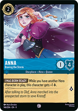 Anna - Braving the Storm (V.1) [9FAB-146] (Fabled) (Common)