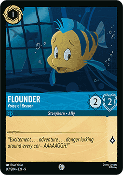 Flounder - Voice of Reason [9FAB-147] (Fabled) (Common)