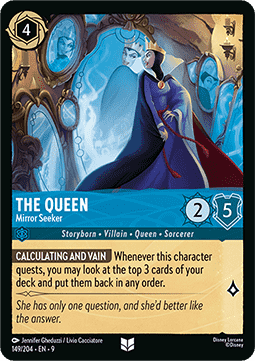 The Queen - Mirror Seeker (V.1) [9FAB-149] (Fabled) (Uncommon)