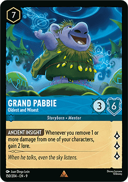 Grand Pabbie - Oldest and Wisest [9FAB-150] (Fabled) (Rare)