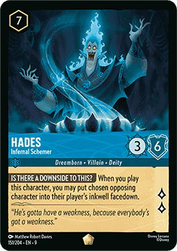 Hades - Infernal Schemer (V.1) [9FAB-151] (Fabled) (Legendary)