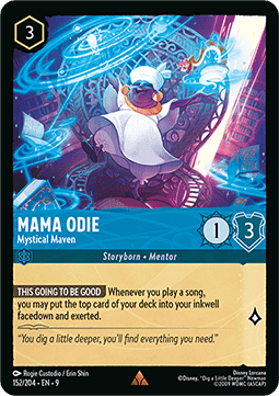 Mama Odie - Mystical Maven [9FAB-152] (Fabled) (Rare)
