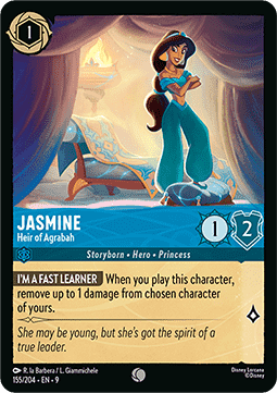 Jasmine - Heir of Agrabah [9FAB-155] (Fabled) (Common)