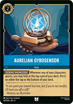 Aurelian Gyrosensor [9FAB-167] (Fabled) (Uncommon)