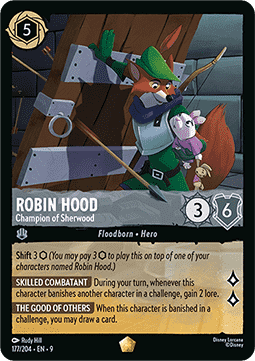 Robin Hood - Champion of Sherwood [9FAB-177] (Fabled) (Legendary)
