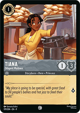 Tiana - Diligent Waitress [9FAB-179] (Fabled) (Common)