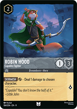 Robin Hood - Capable Fighter (V.1) [9FAB-184] (Fabled) (Uncommon)