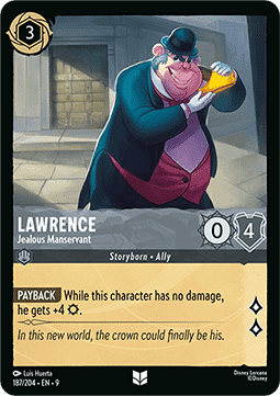 Lawrence - Jealous Manservant [9FAB-187] (Fabled) (Uncommon)
