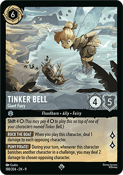 Tinker Bell - Giant Fairy [9FAB-188] (Fabled) (Super Rare)