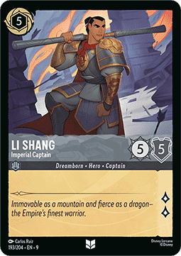 Li Shang - Imperial Captain [9FAB-193] (Fabled) (Uncommon)