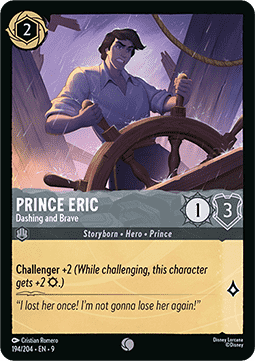 Prince Eric - Dashing and Brave [9FAB-194] (Fabled) (Common)