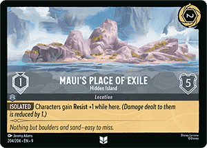 Maui's Place of Exile - Hidden Island [9FAB-204] (Fabled) (Uncommon)