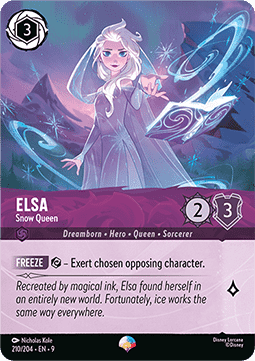 Elsa - Snow Queen (V.2) [9FAB-210] (Fabled) (Epic)