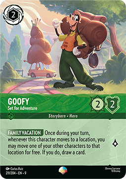 Goofy - Set for Adventure (V.2) [9FAB-211] (Fabled) (Epic)