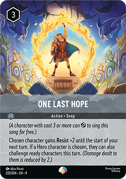 One Last Hope (V.2) [9FAB-222] (Fabled) (Epic)