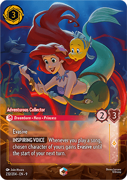Ariel - Adventurous Collector (V.2) [9FAB-232] (Fabled) (Enchanted)