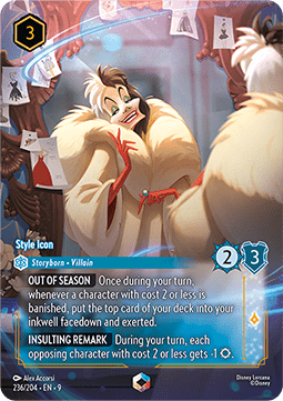 Cruella De Vil - Style Icon (V.2) [9FAB-236] (Fabled) (Enchanted)