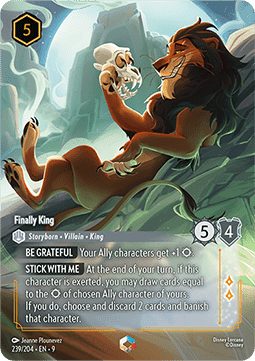 Scar - Finally King (V.2) [9FAB-239] (Fabled) (Enchanted)