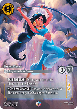 Jasmine - Fearless Princess (V.2) [9FAB-240] (Fabled) (Enchanted)