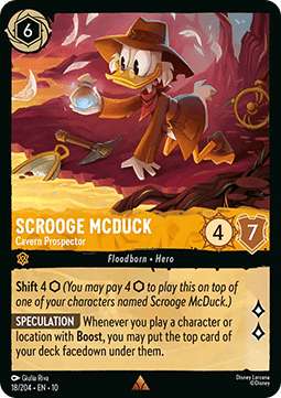 Scrooge McDuck - Cavern Prospector [10WHI-18] (Whispers in the Well) (Rare)