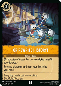 Or Rewrite History! [10WHI-27] (Whispers in the Well) (Uncommon)