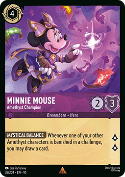 Minnie Mouse - Amethyst Champion [10WHI-35] (Whispers in the Well) (Rare)