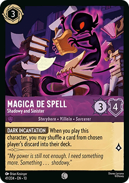Magica De Spell - Shadowy and Sinister [10WHI-41] (Whispers in the Well) (Common)