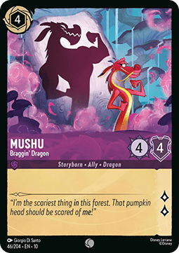 Mushu - Braggin' Dragon [10WHI-46] (Whispers in the Well) (Common)