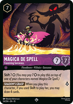 Magica De Spell - Conniving Sorceress [10WHI-54] (Whispers in the Well) (Super Rare)