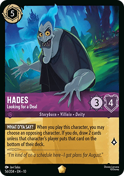 Hades - Looking for a Deal (V.1) [10WHI-56] (Whispers in the Well) (Legendary)