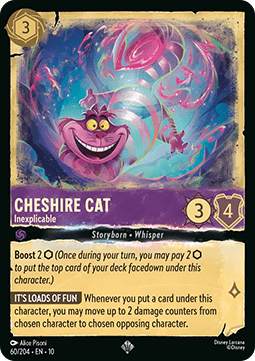 Cheshire Cat - Inexplicable [10WHI-60] (Whispers in the Well) (Super Rare)