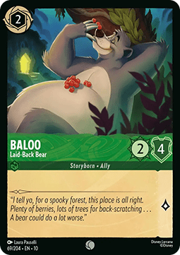 Baloo - Laid-Back Bear [10WHI-69] (Whispers in the Well) (Common)