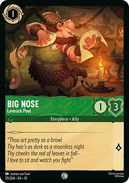 Big Nose - Lovesick Poet [10WHI-70] (Whispers in the Well) (Common)