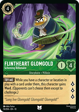 Flintheart Glomgold - Scheming Billionaire [10WHI-76] (Whispers in the Well) (Uncommon)