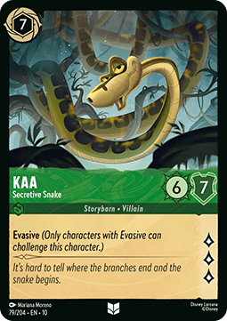 Kaa - Secretive Snake (V.1) [10WHI-79] (Whispers in the Well) (Uncommon)