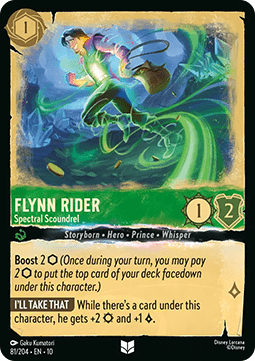 Flynn Rider - Spectral Scoundrel [10WHI-81] (Whispers in the Well) (Uncommon)