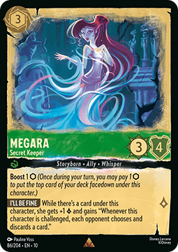 Megara - Secret Keeper (V.1) [10WHI-86] (Whispers in the Well) (Rare)