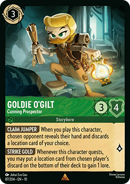 Goldie O'Gilt - Cunning Prospector [10WHI-87] (Whispers in the Well) (Rare)
