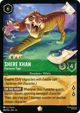 Shere Khan - Fearsome Tiger [10WHI-88] (Whispers in the Well) (Legendary)