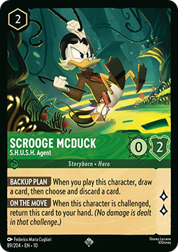 Scrooge McDuck - S.H.U.S.H. Agent [10WHI-89] (Whispers in the Well) (Super Rare)