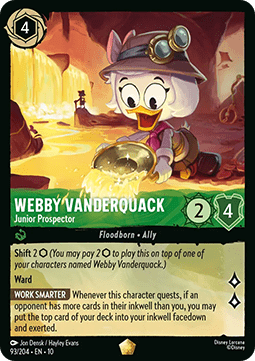 Webby Vanderquack - Junior Prospector (V.1) [10WHI-93] (Whispers in the Well) (Legendary)